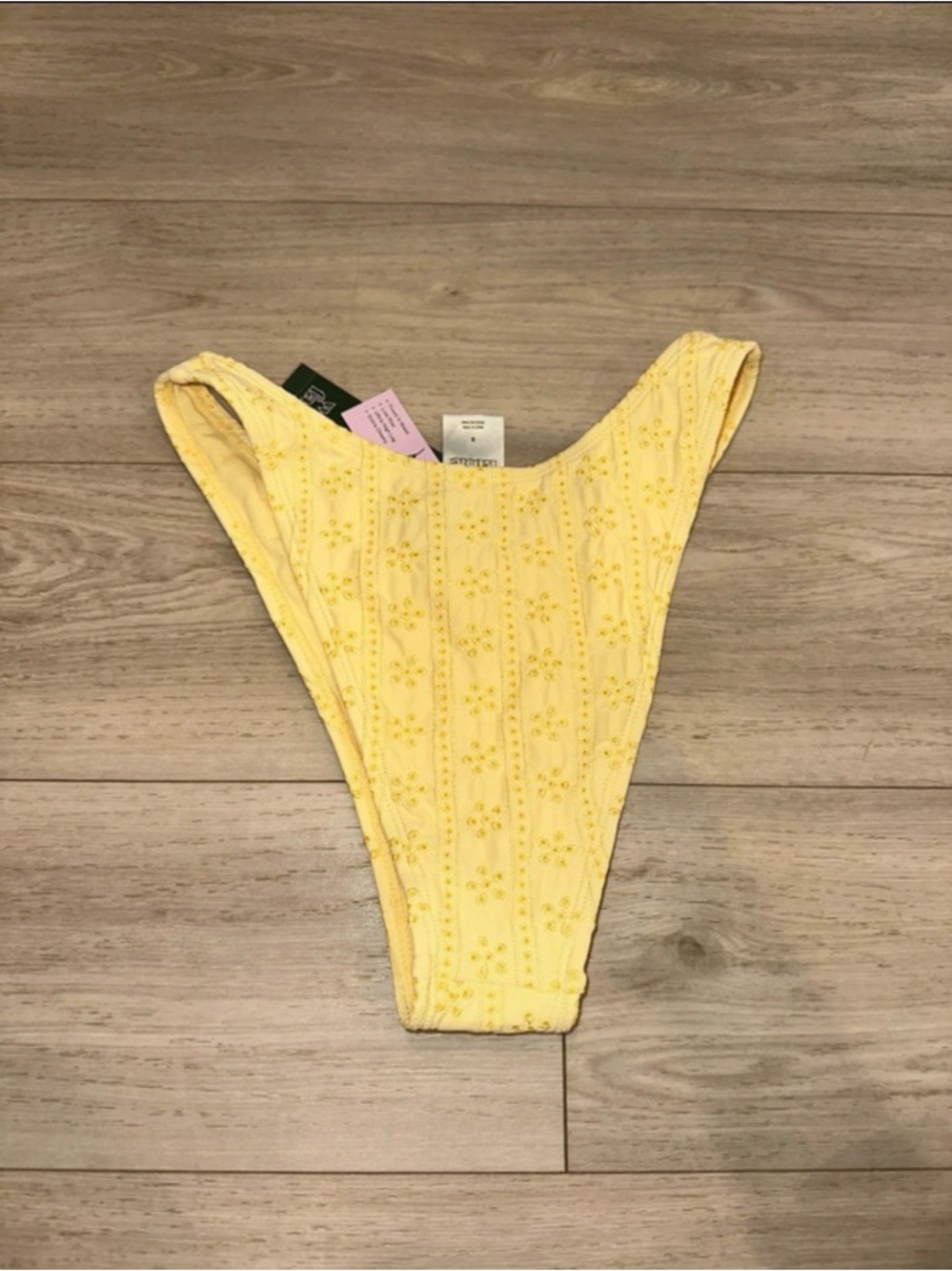 Wild Fable Yellow Eyelet Bikini Bottom - Picture 2 of 2